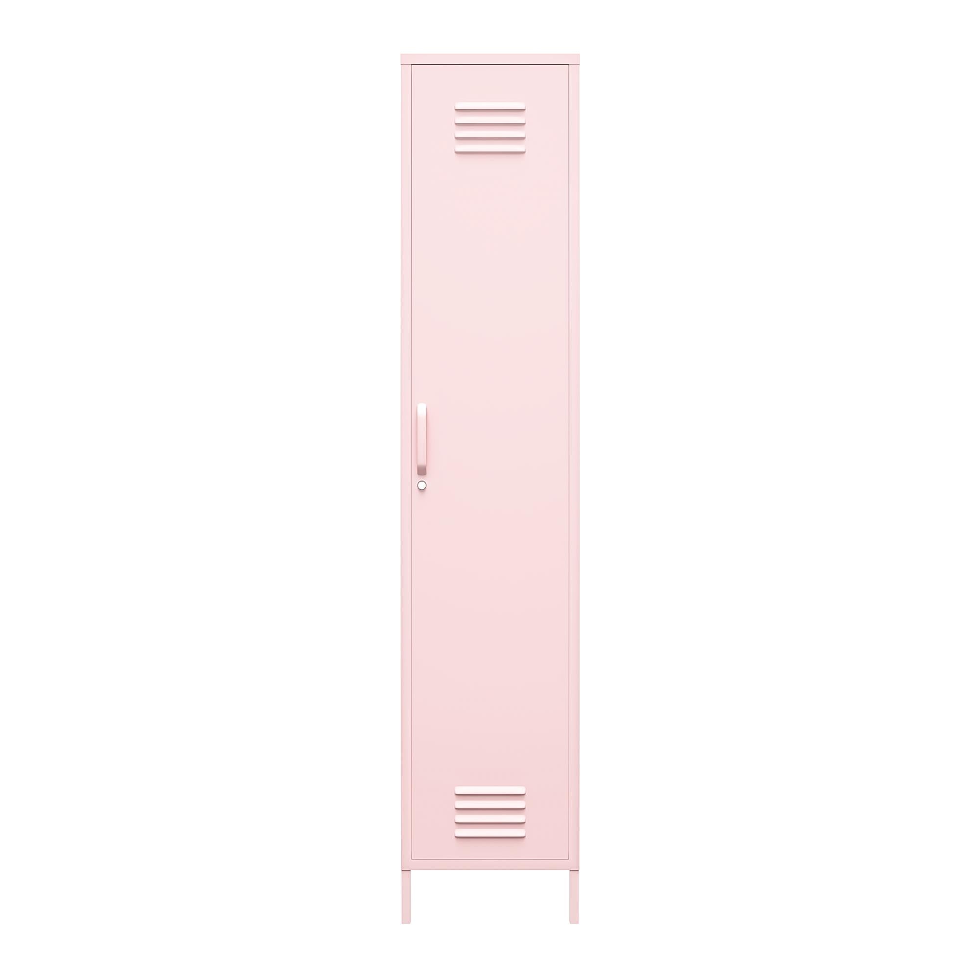 Novogratz Cache 1-Door Tall Single Metal Locker Style Storage Cabinet - Bashful