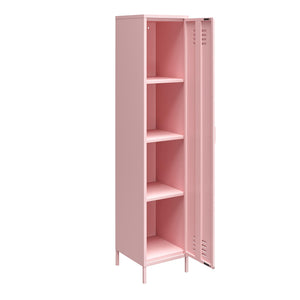 Novogratz Cache 1-Door Tall Single Metal Locker Style Storage Cabinet - Bashful