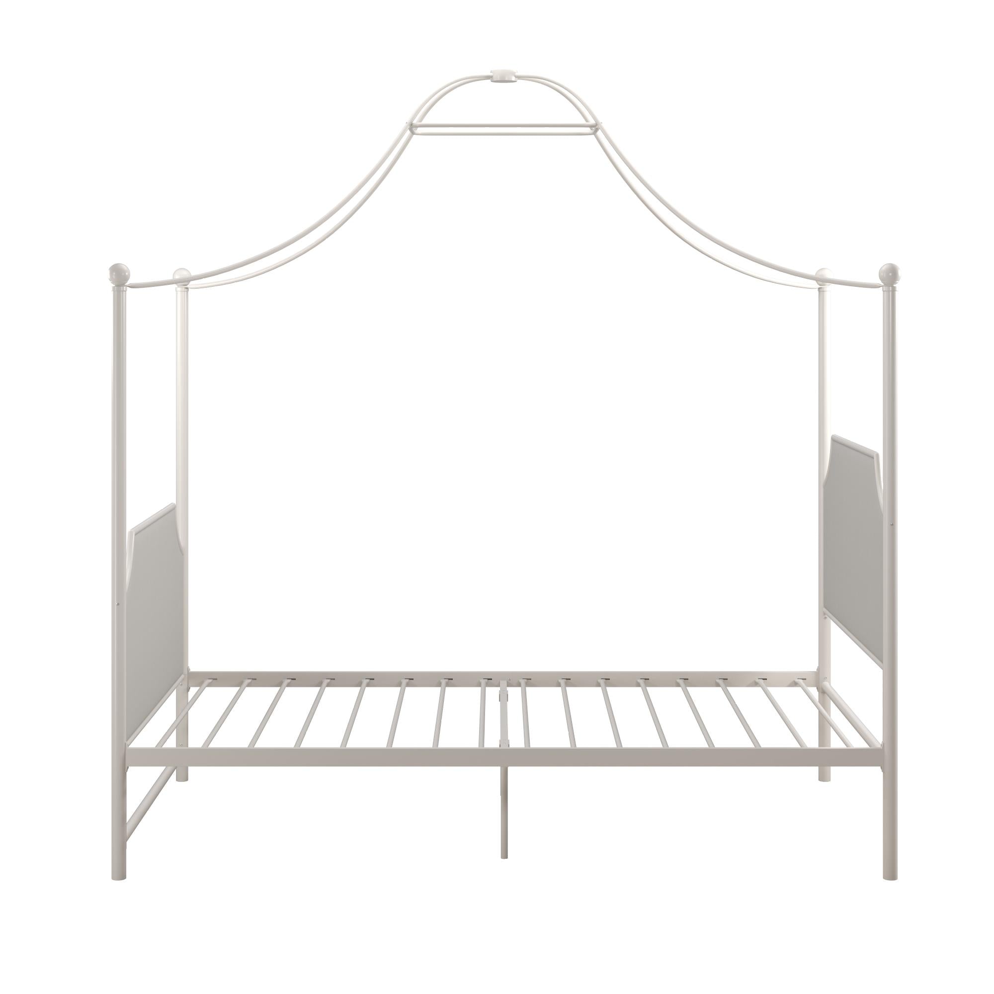 Max & Finn Clementine Canopy Bed - Off White - Twin
