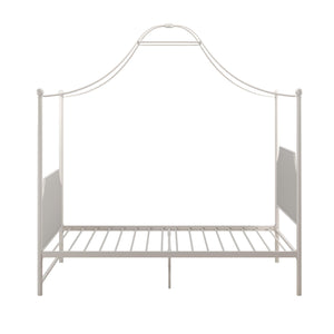 Max & Finn Clementine Canopy Bed - Off White - Twin