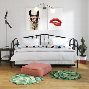 Novogratz Bushwick Metal Daybed & Trundle - Black - Twin
