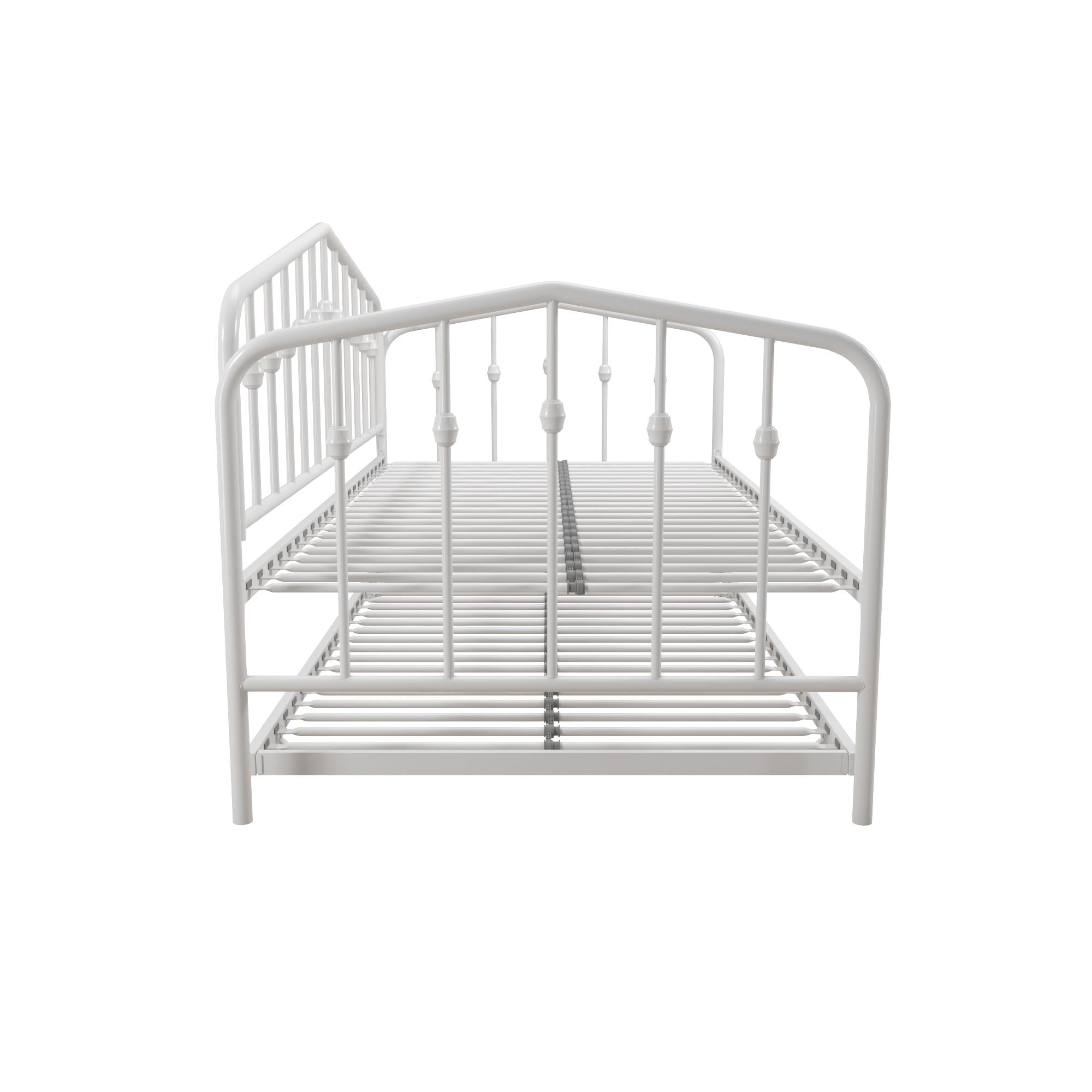 Novogratz Bushwick Metal Daybed & Trundle - White - Twin