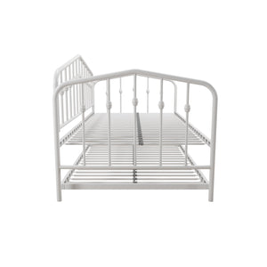 Novogratz Bushwick Metal Daybed & Trundle - White - Twin