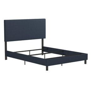 DHP Janford Upholstered Bed Frame - Navy - Queen