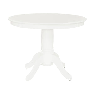 DHP Aubrey 5-Piece Traditional Pedestal Dining Set - White