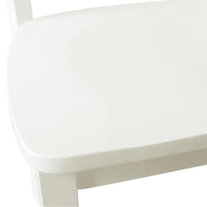 DHP Aubrey 5-Piece Traditional Pedestal Dining Set - White
