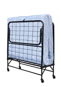 DHP Folding Cot Guest Bed with 5" Mattress - Black - Twin