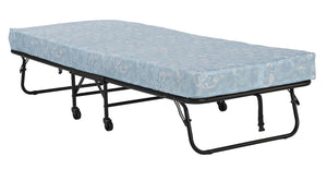 DHP Folding Cot Guest Bed with 4" Mattress - Black - Twin