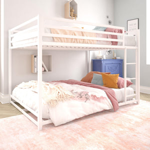 DHP Miles Kids' Bunk Bed - White - Full-Over-Full