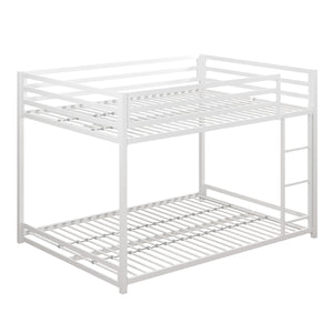 DHP Miles Kids' Bunk Bed - White - Full-Over-Full