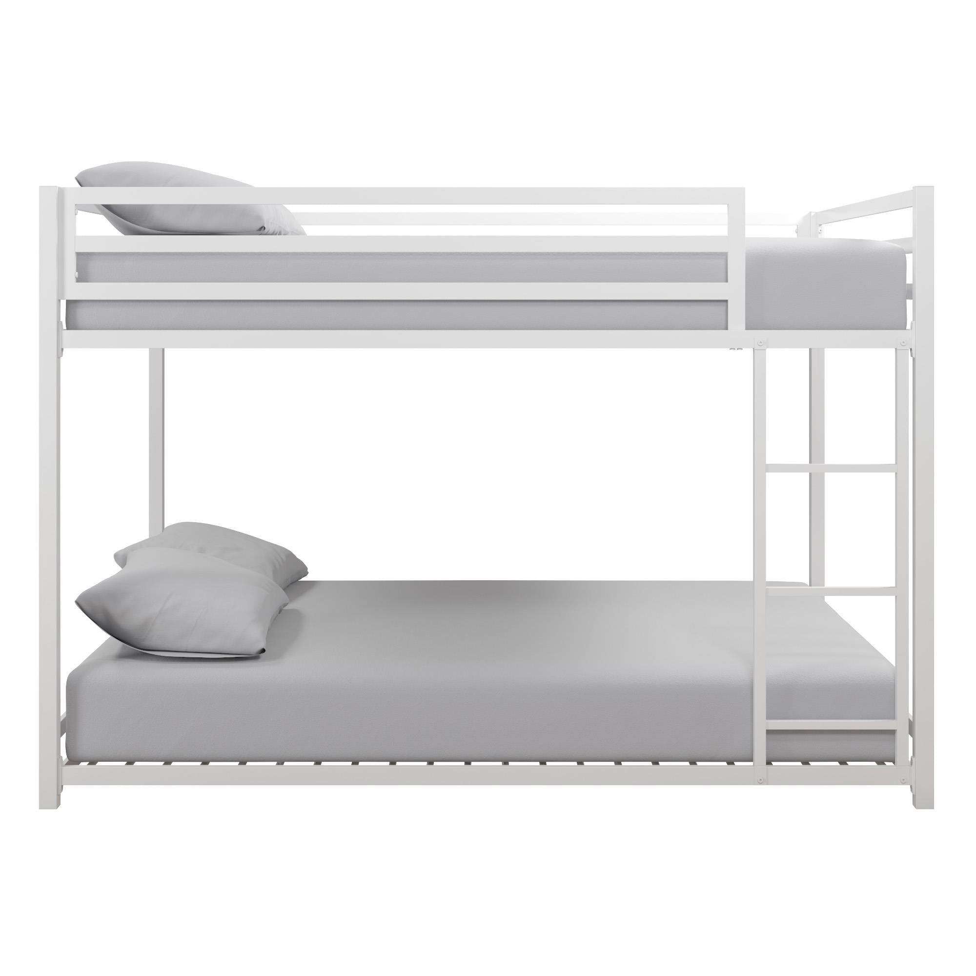 DHP Miles Kids' Bunk Bed - White - Full-Over-Full