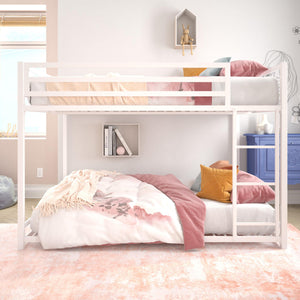 DHP Miles Kids' Bunk Bed - White - Full-Over-Full