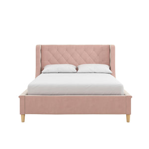 Max & Finn Ambrosia Upholstered Bed - Pink - Full