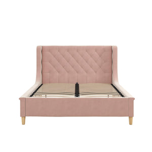 Max & Finn Ambrosia Upholstered Bed - Pink - Full