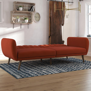 Novogratz Brittany Futon Sofa Bed - Orange