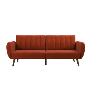 Novogratz Brittany Futon Sofa Bed - Orange