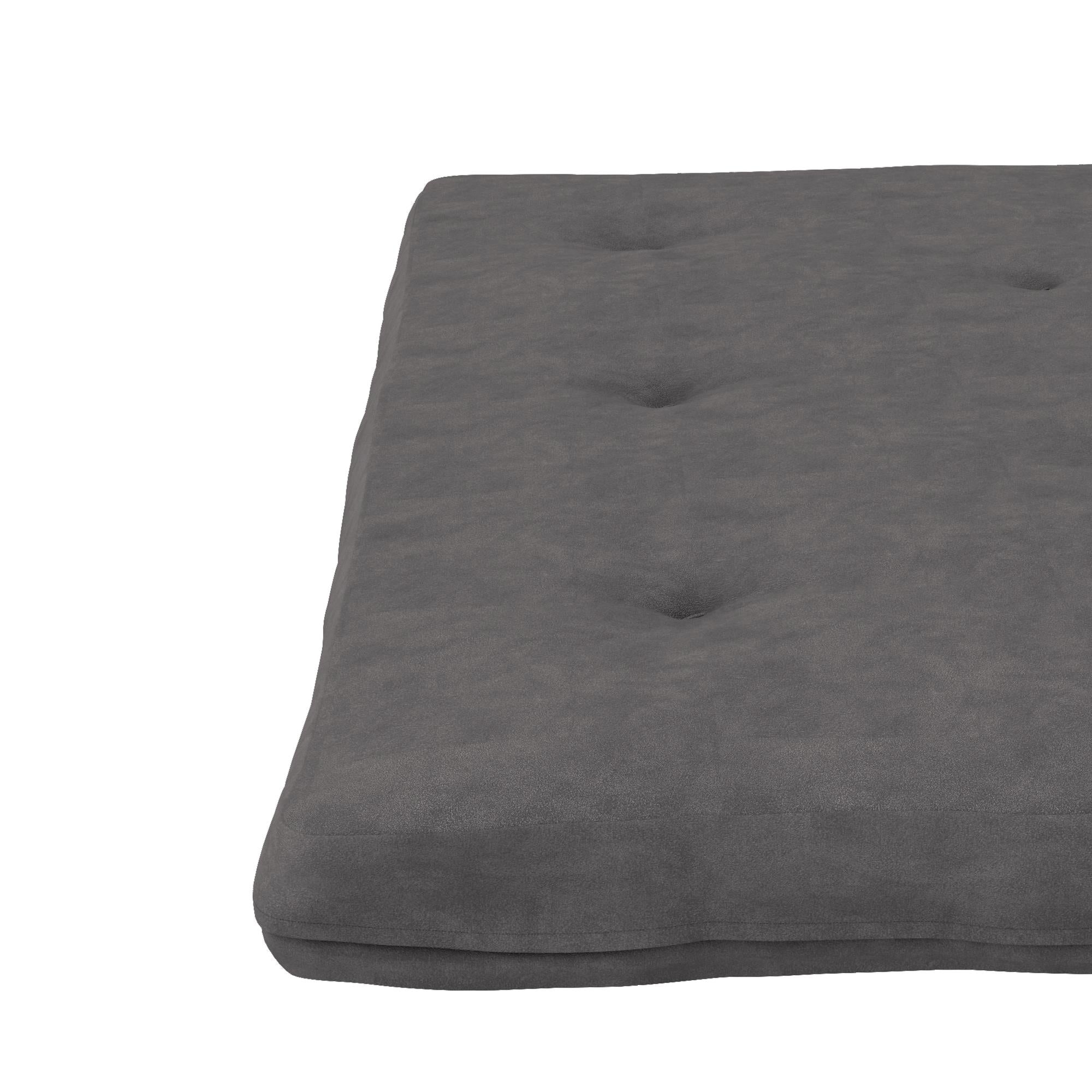 DHP Eve 6"  Polyester Futon Mattress - Gray - Full