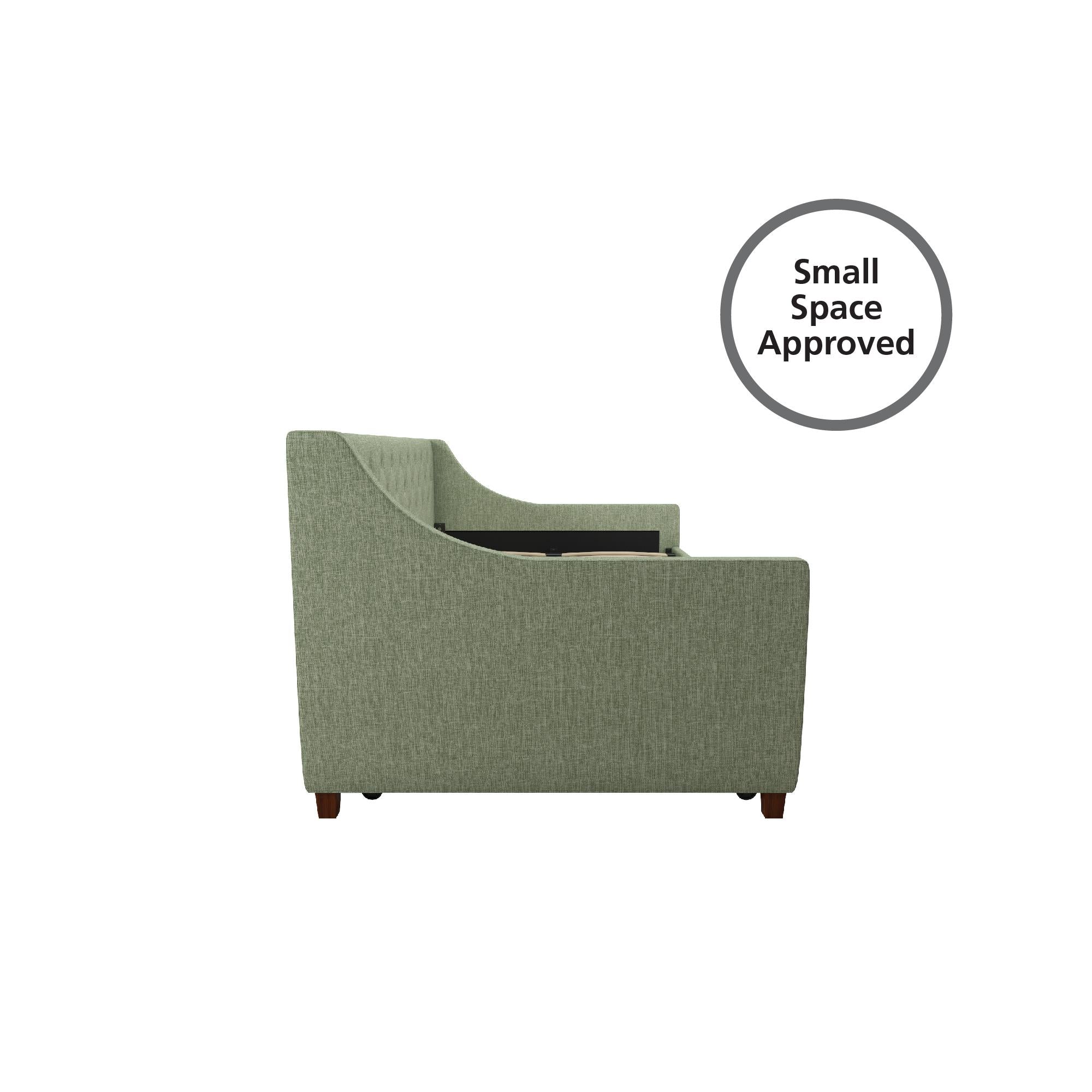 Novogratz Her Majesty Daybed and Trundle - Green - Twin