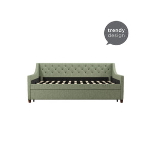 Novogratz Her Majesty Daybed and Trundle - Green - Twin