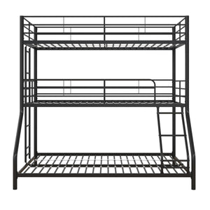 DHP Everleigh Triple Bunk Bed - Black - Twin-Over-Full