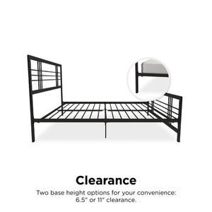 DHP Burbank Metal Bed - Black - King