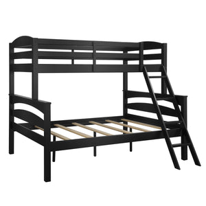DHP Brady Kids' Wood Bunk Bed - Black