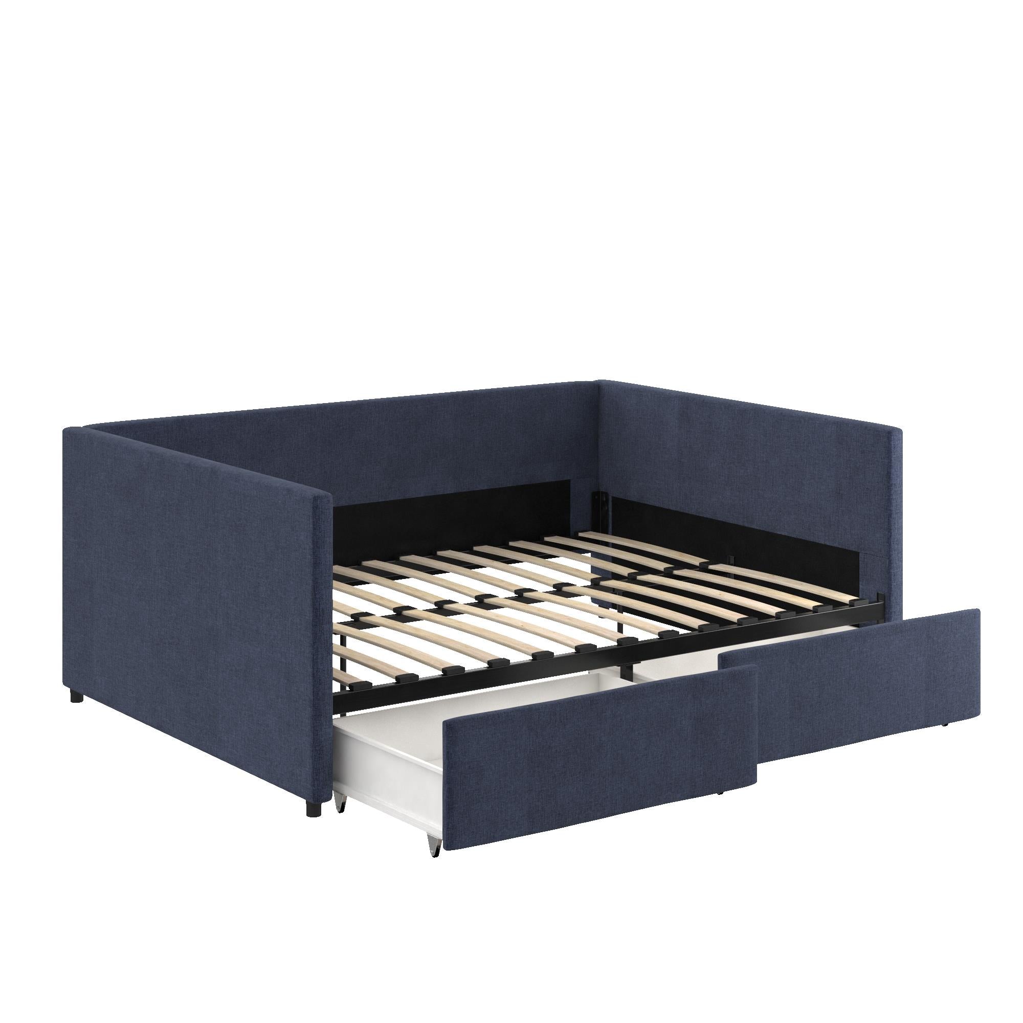 DHP Daybed with Storage - Blue Linen - Full