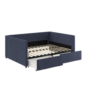 DHP Daybed with Storage - Blue Linen - Full