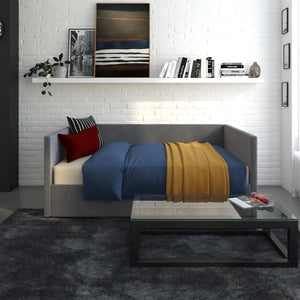 DHP Daybed with Storage - Grey Linen - Full