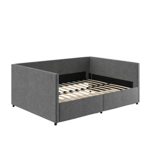 DHP Daybed with Storage - Grey Linen - Full