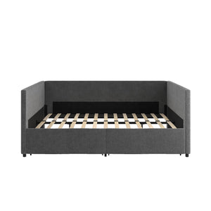 DHP Daybed with Storage - Grey Linen - Full