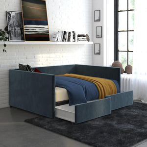 DHP Daybed with Storage - Blue - Full