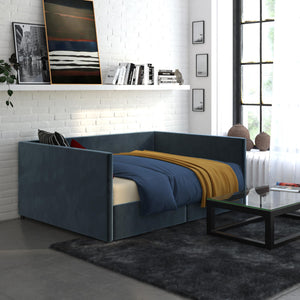 DHP Daybed with Storage - Blue - Full