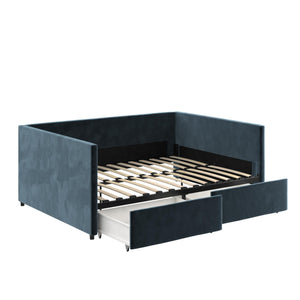 DHP Daybed with Storage - Blue - Full