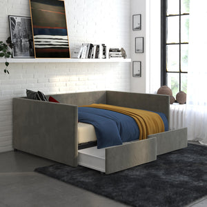 DHP Daybed with Storage - Gray - Full