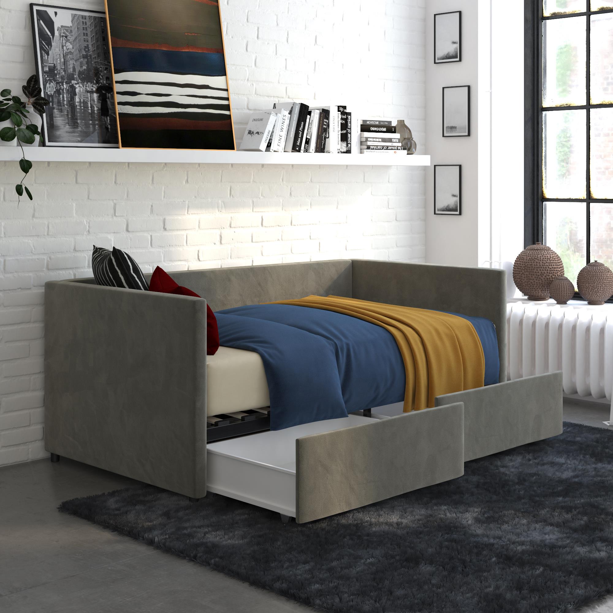 DHP Daybed with Storage - Gray - Twin