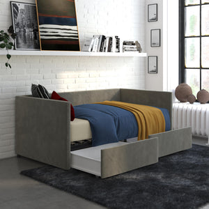 DHP Daybed with Storage - Gray - Twin