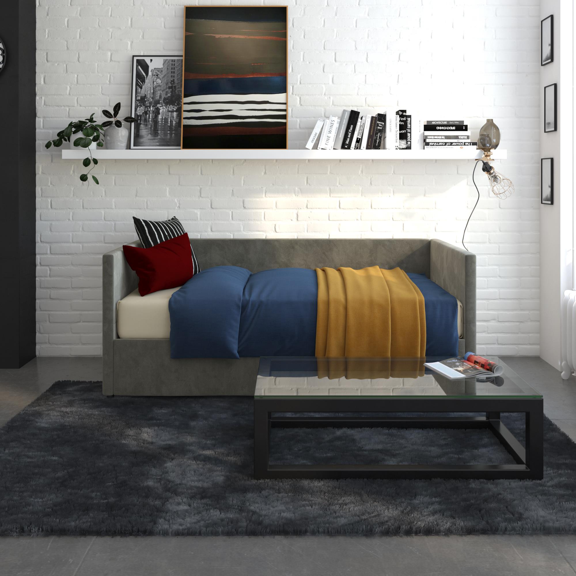 DHP Daybed with Storage - Gray - Twin
