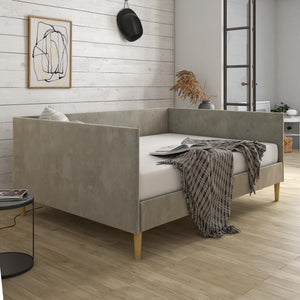 DHP Franklin Mid Century Daybed - Gray - Full