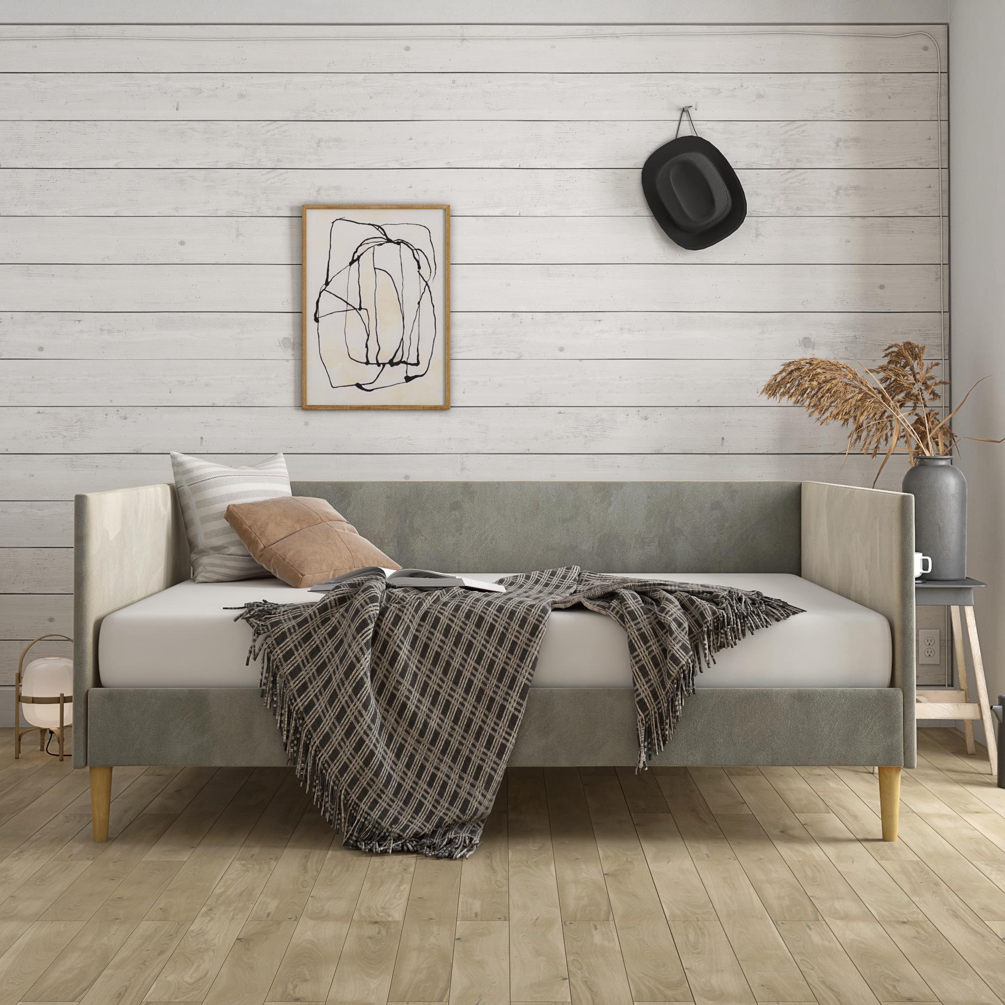 DHP Franklin Mid Century Daybed - Gray - Full