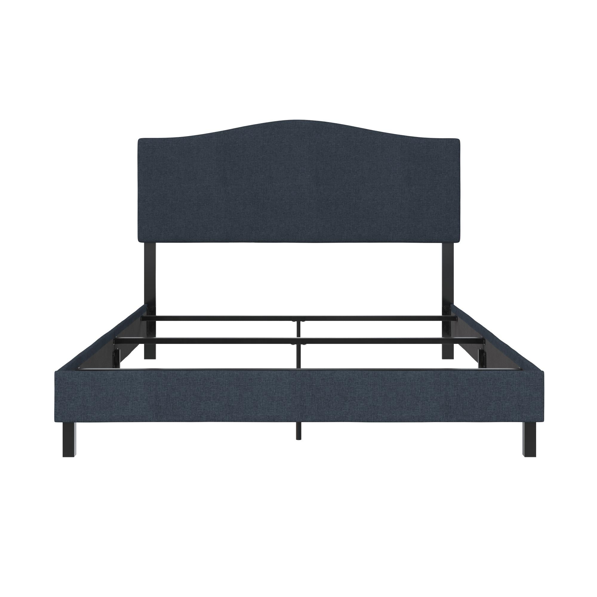 RealRooms Mason Upholstered Bed - Gray - Queen