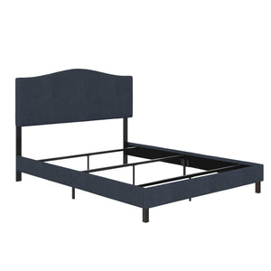 RealRooms Mason Upholstered Bed - Blue - Queen