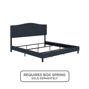 RealRooms Mason Upholstered Bed - Blue - King