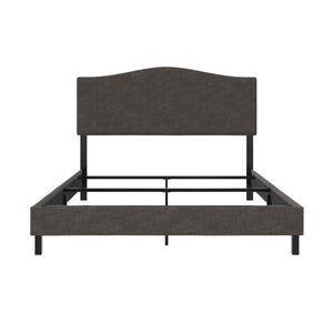 RealRooms Mason Upholstered Bed - Gray - Queen