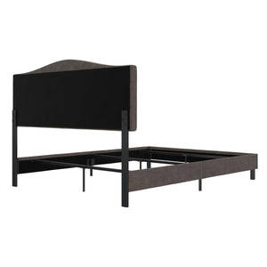 RealRooms Mason Upholstered Bed - Gray - Queen