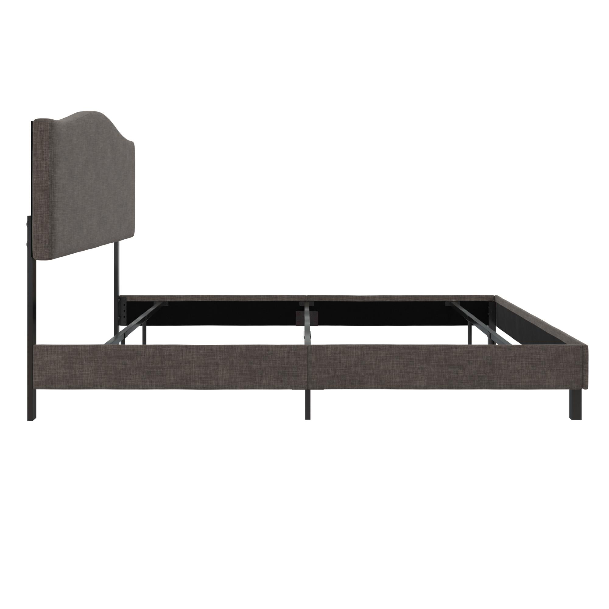 RealRooms Mason Upholstered Bed - Gray - King