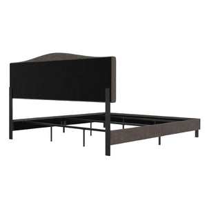 RealRooms Mason Upholstered Bed - Gray - King