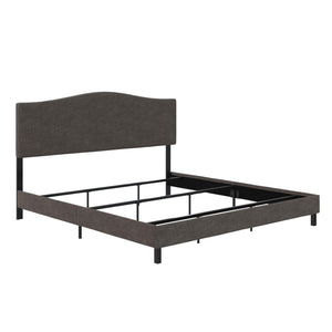 RealRooms Mason Upholstered Bed - Gray - King