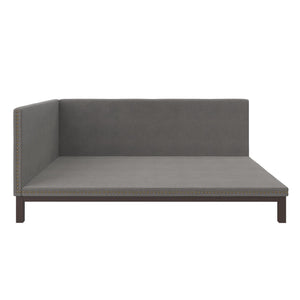 DHP Mid Century Upholstered Daybed - Gray - Queen
