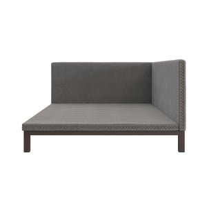 DHP Mid Century Upholstered Daybed - Gray - Queen